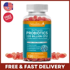 120 Capsules Probiotics Billion CFU Potency Digestive Enzymes Immune Health