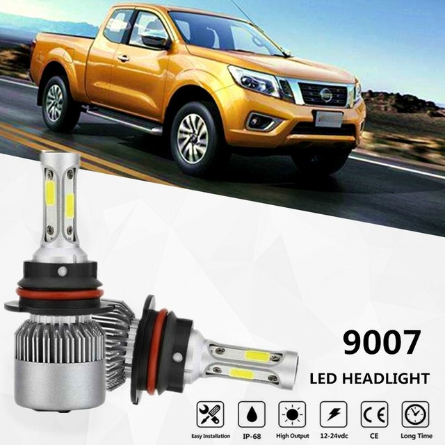 9007 HB5 LED Headlight Bulbs for 20012018 Nissan Frontier High Low
