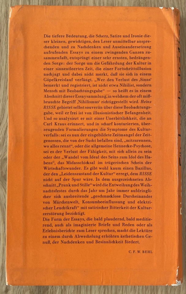 Fördert die Kultur! by Heinz Risse (1955 German Text Paperback) - image 2 of 4