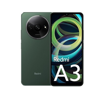 New Redmi A3 Factory Unlocked Dual SIM 90Hz Display 4GB RAM 128GB STORAGE