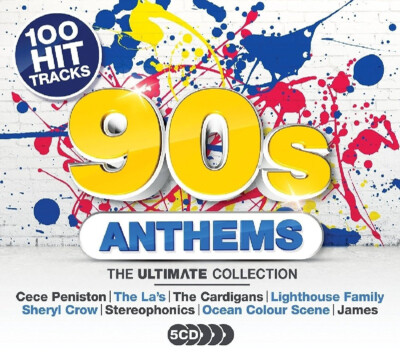 90s ANTHEMS = Moloko/Kylie/Snap/Scorpions/Gun/Reel...= 5CD = VARIOUS GENRES