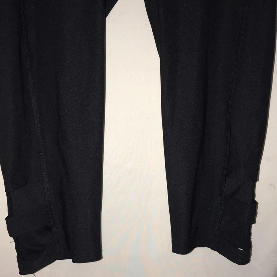 Женские черные розовые вязаные эластичные леггинсы понте с высокой талией Marika размер большой - Изображение 2 из 4