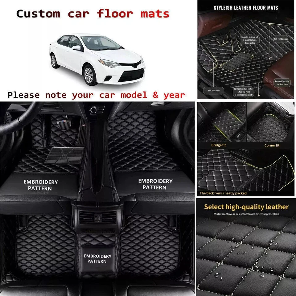 Fit 梅赛德斯-奔驰 1998 - 2025 全型号防水豪华地毯汽车脚垫 — 第 3/4 张图片