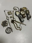 Lot of 10 Vintage Mens watches for Parts or Repair, Various brands