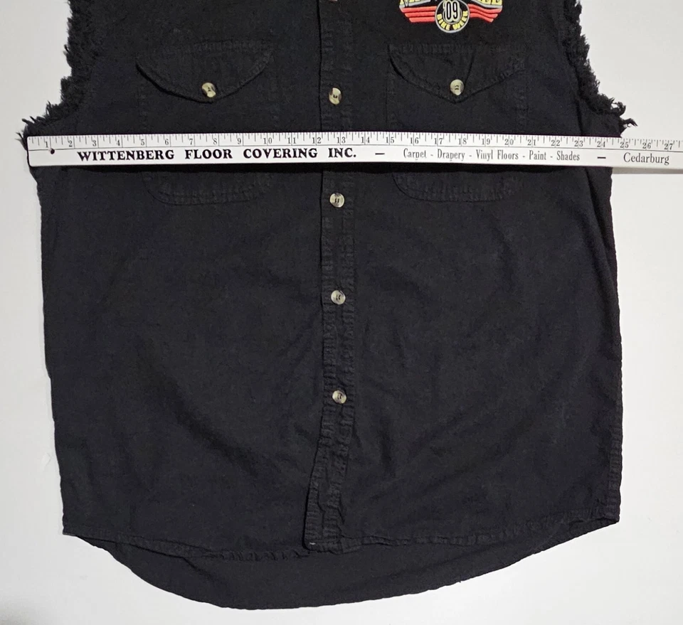 2009 Milwaukee 自行车周摩托车无褶衬衫 XL — 第 4/4 张图片