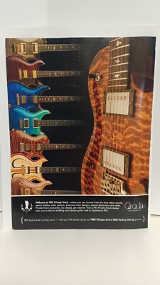 PRS PRIVATE STOCK GUITAR 2008   10x8 - PRINT AD.  m1