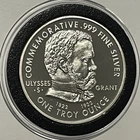 Ulysses S Grant Union Rare Civil War Proof Coin 1 Troy Oz .999 Fine Silver Round