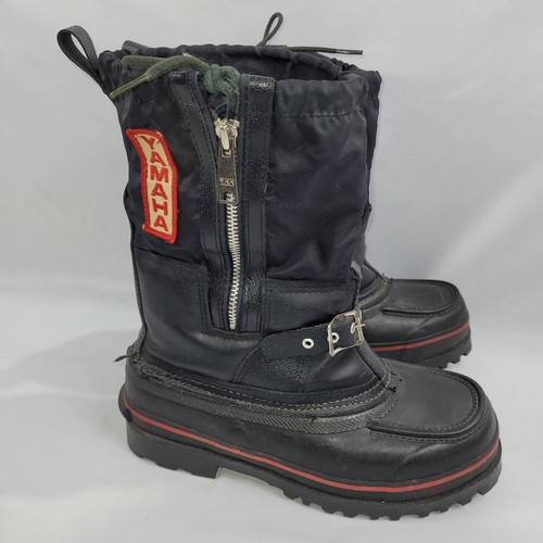 Yamaha Snowmobile Vintage Winter Boots Felt Liners Insole Steel Shank Mens 7