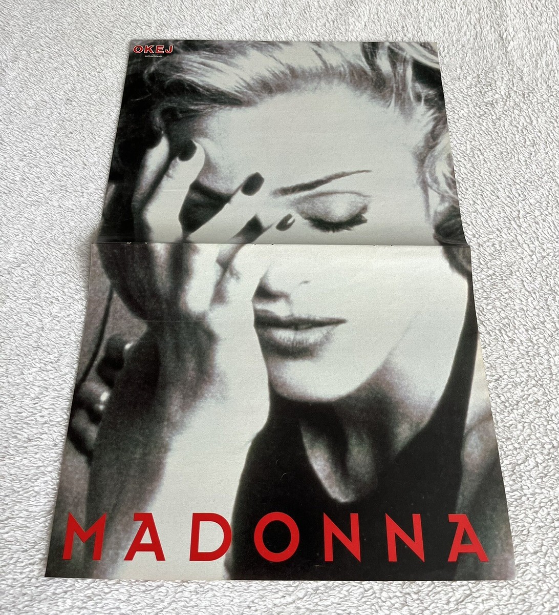 マドンナ　“ Madonna The Nineties “　貴重 ポスター Madonna 1992 Poster Swedish Music magazine Okej Vintage 1990s | eBay