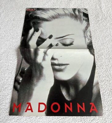 Madonna 1992 Poster Swedish Music magazine Okej Vintage 1990s | eBay