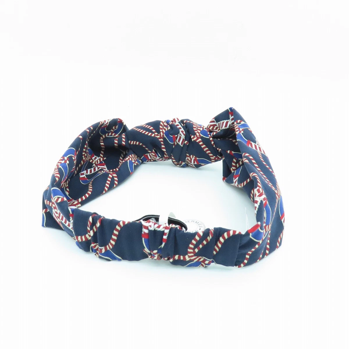 Hermes Canoe H Gabi headband Nylon Bleu Navy | eBay