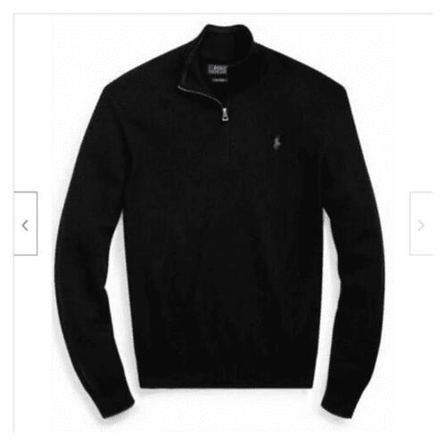 Polo Ralph Lauren Pima 290956 Cotton Quarter-Zip Sweater