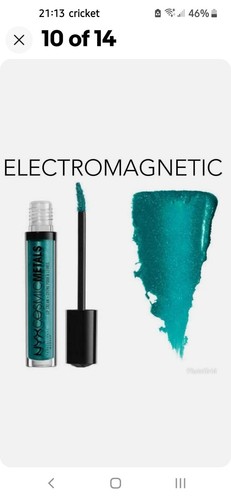 NYX Cosmic Metals Crema Labbra METALLICA: ELETTROMAGNETICA, NEBULOSA BLU, MONDO VERDE - Foto 2 di 4