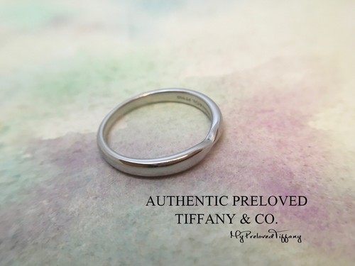 Excellent Authentic Tiffany & Co. Harmony Platinum Wedding Band Ring Size 7 - Bild 6 von 8