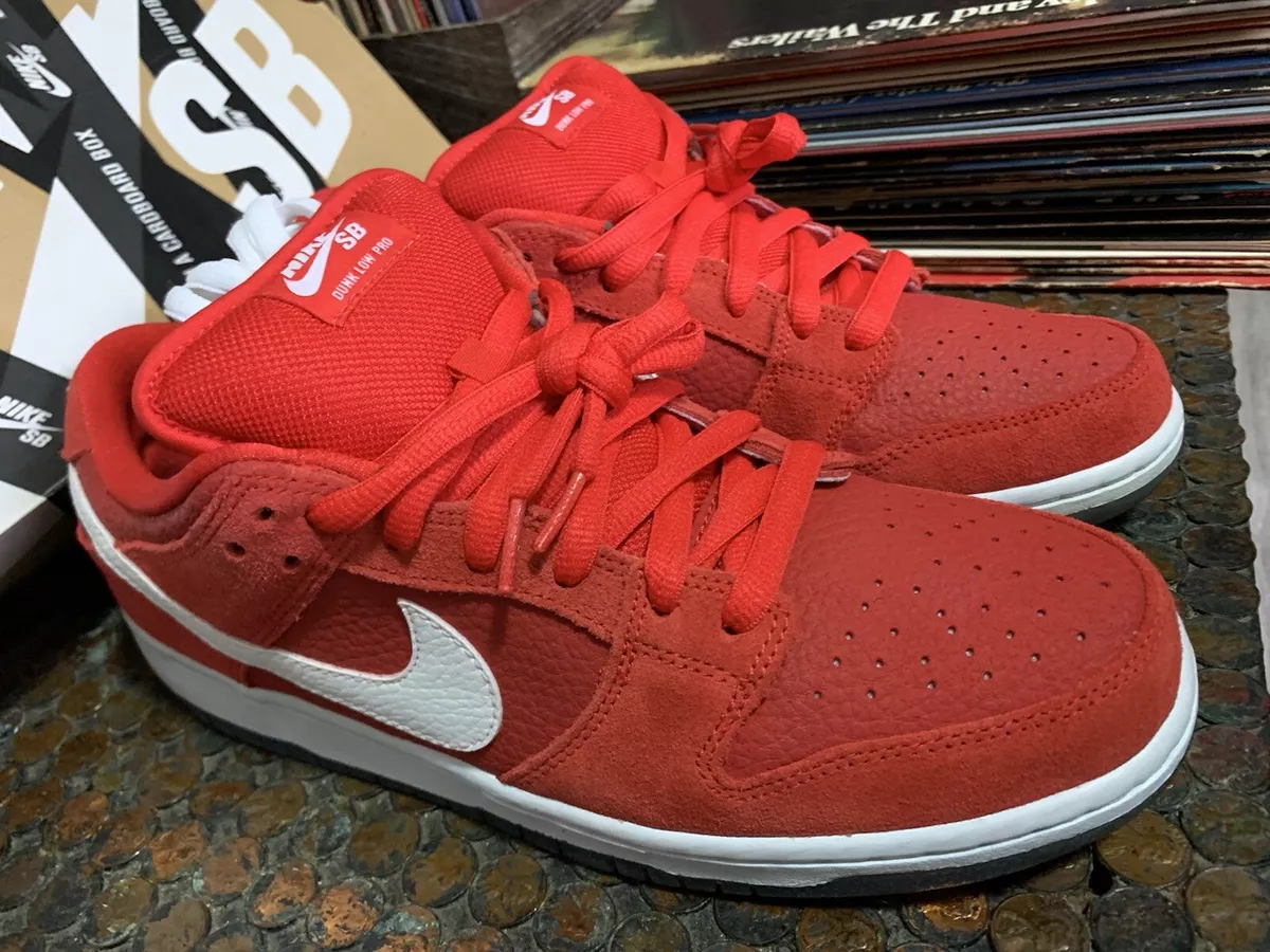 NEW VINTAGE DS 2012 NIKE SB DUNK LOW Challenge Red University Blue SZ 10.5M