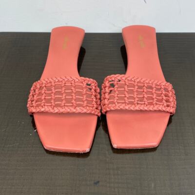 Cult Gaia Maya Woven Leather Sandals Slides Women display picture 1