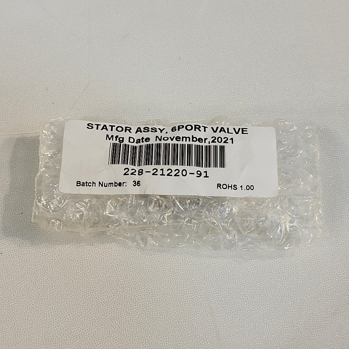 Shimadzu 228-21220-91 6-Port Valve Stator Assembly for SIL