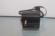 Vintage Polaroid Spirit 600 Land Camera Instant Film Rainbow Stripe Untested