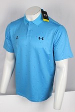 Under Armour Men's Polo UA Performance 3.0 Printed Short Sleeve Blue 1377377 419