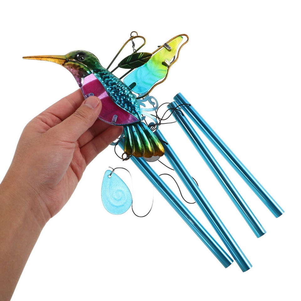 Wind Bell Hanging Decor Hummingbird Wind Chime Decor Hanging Wind Chime