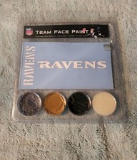 Baltimore Ravens NFL Team Face Paint Kit with Stencil - New in Package