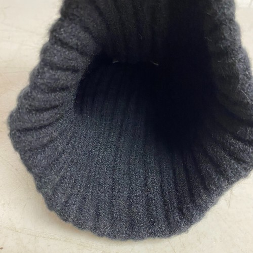 DSG Girls' Core Rib Beanie Black Solid Stylish Trendy OSFM DSGG1010 - Picture 3 of 8