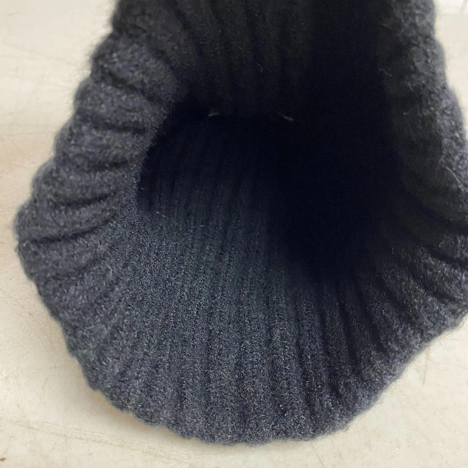 DSG Girls' Core Rib Beanie Black Solid Stylish Trendy OSFM DSGG1010 - Image 3 of 4