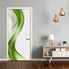 Removable Home Decor Door Wall Sticker Self Adhesive ModernAbstract wave