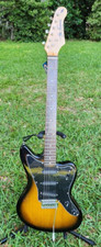 Jay Turser Jt-jg Sunburst Electric Guitar Flamed Neck Vintage Series - Nos