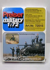 1/72 Scale German WWII Panzer Tank Crews, Preiser