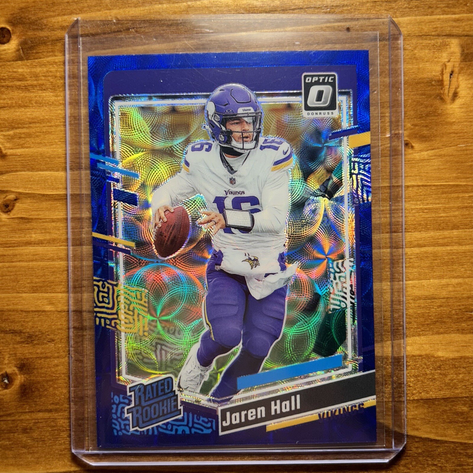 Jaren Hall 2023 Panini Donruss Optic Rated Rookie Blue Scope Prizm #270 (RC)