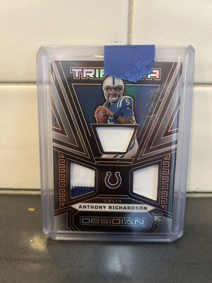 2023 Panini Obsidian Trifecta Swatches Anthony Richardson RC /49