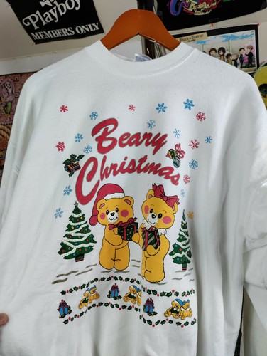 Berry merry Christmas Bear Sweater 