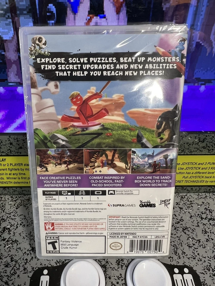 Nintendo Switch Supraland Limited Run Brand New Sealed w/ Blind Box Cover & Card - Image 4 of 4