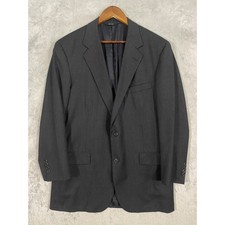 Brooks Brothers Blazer 42L Gray Hand Tailored 100 Wool 2-Button 90s Old Money