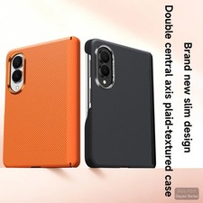 PC Slim Magnetic Textured Phone Hinge Case Cover for Samsung Z Fold 8 / 8 Ultra