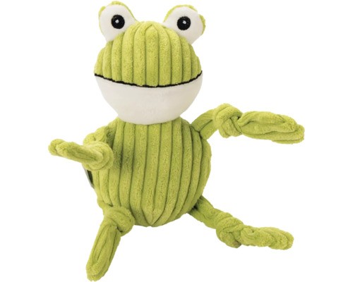 Hundespielzeug Beeztees Spielzeug Frosch Froggi Ribbed GrüN Ca. 30 X 11 X 8,5 Cm-image
