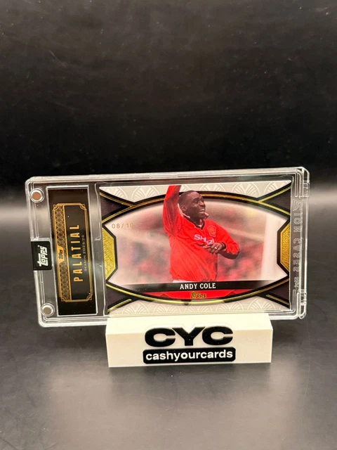 Andy Cole Black /10 SE-21 2025-26 Topps Manchester United Palatial