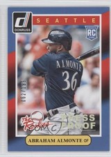 2014 Panini Donruss The Rookies Press Proof Silver /199 Abraham Almonte #21 0a1