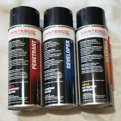 #ad Cantesco Dye Penetrant Test Kit Includes C101 A P101S A D101 A $52.95