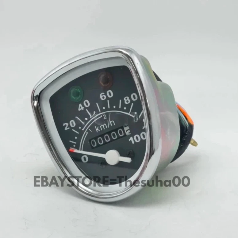 HONDA SUPER CUB 50 70 C50 C65 C70 C90 PASSPORT SPEEDOMETER SPEEDO GAUGE NEW Foto 2 de 4