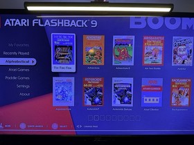 ATARI FLASHBACK 9 110 GAMES MINI CONSOLE COMPLETE SPACE INVADERS + FROGGER 2018