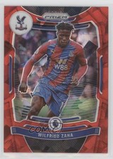 2021-22 Panini Prizm Premier League Red Ice Prizm Wilfried Zaha #297 0st9