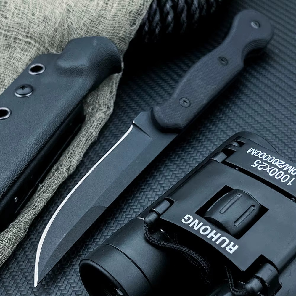 High Hardness 8Cr13Mov Blade D Wilderness Survival Utility Knife Free shipping