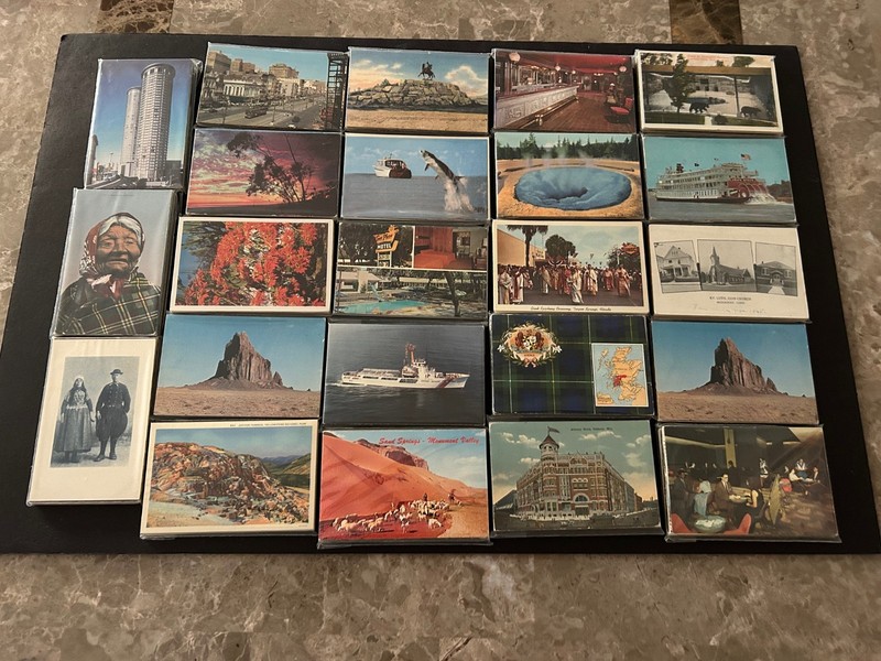 Lot #27 1,150 Beautiful & Interesting Assorted Postcards. This Is A Good Mix----