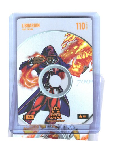 Bo Jackson Battle Arena - Librarian - Fire Tracks Battlefoil - Fire-#FT-76