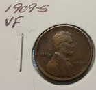 1909-S VF Lincoln Wheat Cent Key Date