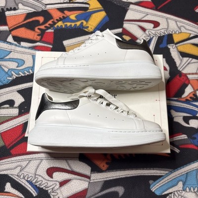 Size 39 OR 9W/7.5M - Alexander McQueen Oversized Sneaker Bleach White Silver W
