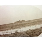 Vintage Photograph Postcard 1900's Cruise or Steam Ship at Sea