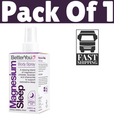 BetterYou Magnesium Sleep Body Spray-100ml Magnsium Spray For Slep Palm-Oil Free